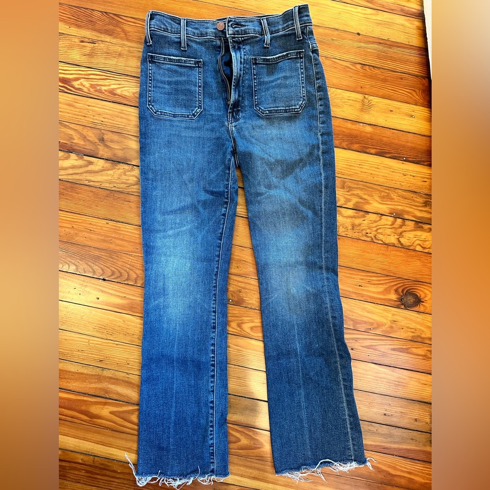 MOTHER Jeans, The Patch Pocket Insider Flood, Size 26